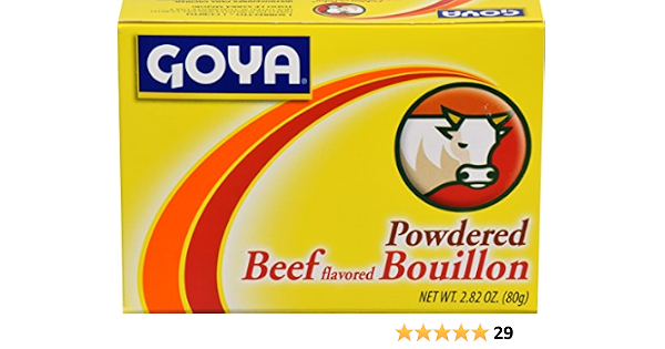 Goya powdered beef flavored bouillon (041331032421)
