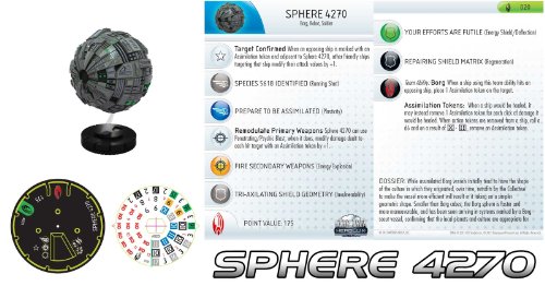 Star Trek Heroclix Tactics III #020 Borg Sphere 4270