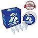 Stop Snoring Nose Vents by KOIIAN - Safe and Comfortable Anti Snore Solution - BPA Free with High Quality Medical Grade Silicone - Set of 4 Different Sizes and Travel Case