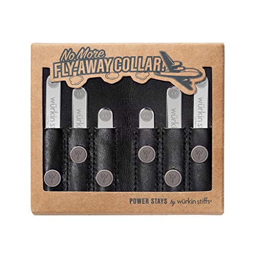 Wurkin Stiffs Power Stays Travel Set - Black Leather Wallet - TSA Friendly - //coolthings.us