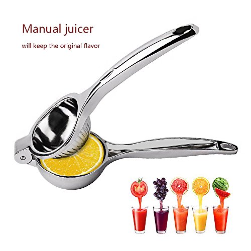 Manual Lemon Citrus Lime Juicer,Kuger Squeezer Press with Premium Quality Stainless Steel (Big) - Thumbnail 3