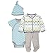 SkipHop Baby Boys' 4 Piece Welcome Home Set
