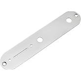 Musiclily Pro 32mm Control Plate for TL Style Electric Guitar, Chrome | Steel