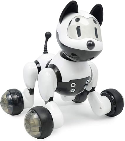 Ywt Chiot Robot Interactif A Activation Vocale Sans Fil De Haute Technologie Chien Robot Jouet De Chien Sent Les Gestes Chant Danse Cadeau D Anniversaire Enfant Garcon Fille Amazon Fr Cuisine Maison