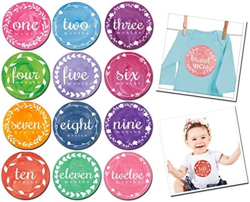 Sticky Bellies Monthly Milestone Stickers - Painted Pixie