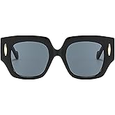 mincl Fashion Oversized Women Square Sunglasses Vintage Leopard Brown Shades UV400 Trendy Men Black Sun Glasses N45