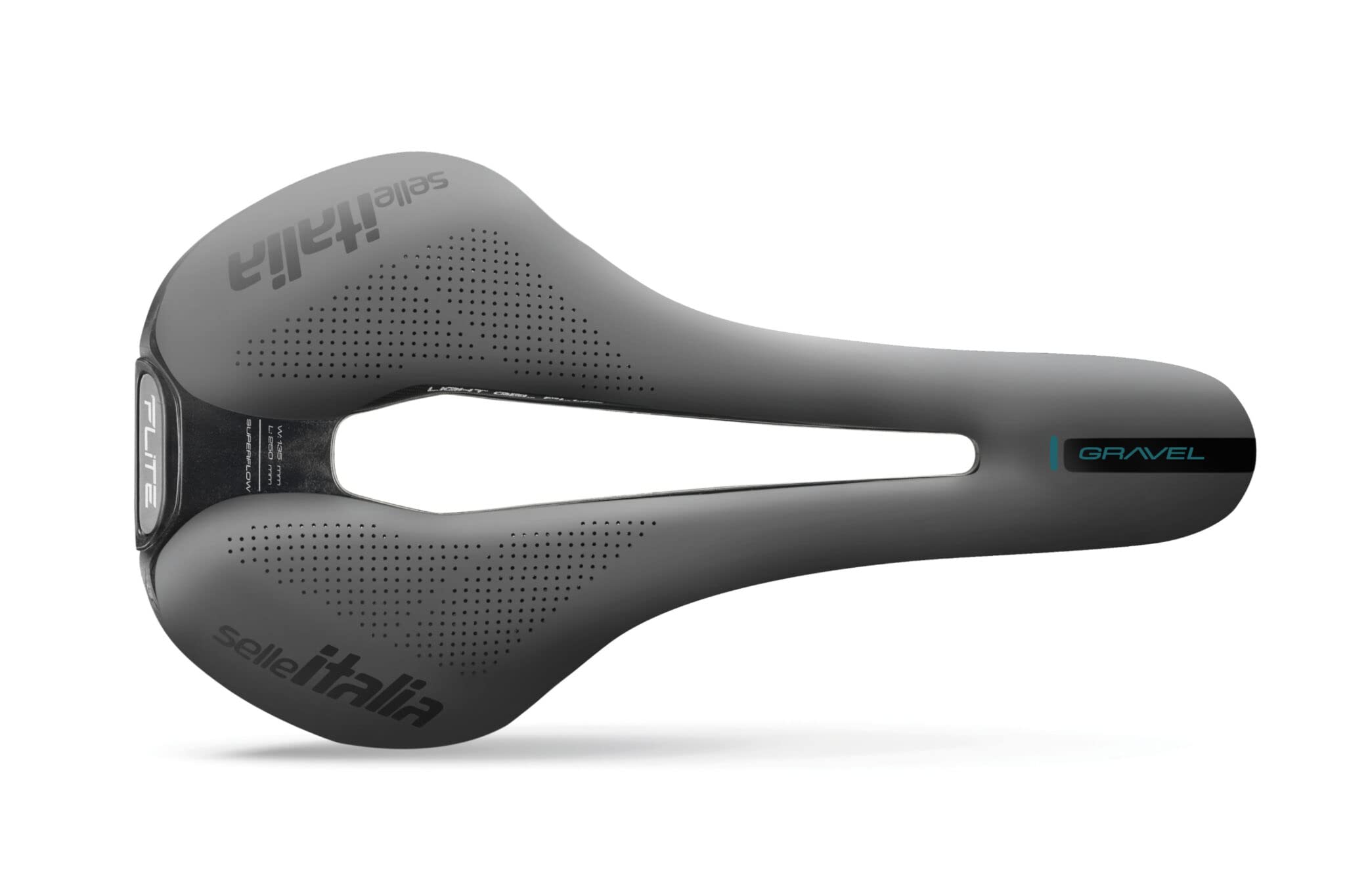 SELLE ITALIA FLITE BOOST Saddle 135x250mm (S3) Gravel Black - 228gr