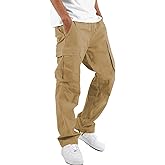 whox Mens Cargo Pants Casual Outdoor Hiking Pants for Men Athletic Joggers Sweatpants
