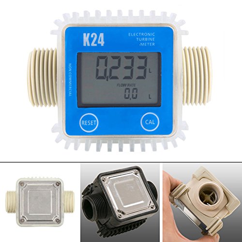 Digital Flow Meter,Professional K24 Turbine Digital Diesel Fuel Flow Meter For Chemicals Water
