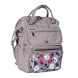 Lug Women's Via Tote Backpack, Pearl Watercolor Floral One Size