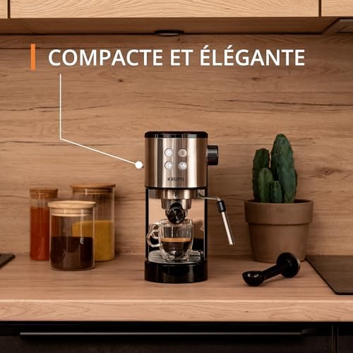 - Virtuoso Essential Machine expresso compacte Silver - 15 bars