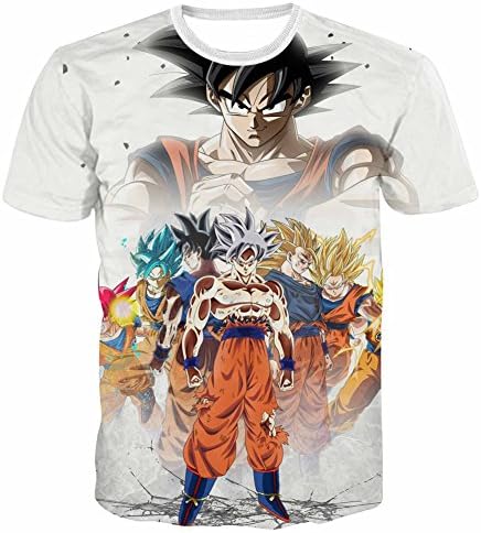 Unisex Z T-Shirt 3D Anime Shirt Graphic Printed Short Sleeve Tee Tops