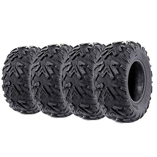 image for VANACC ATV UTV Tires 25x8-12 Front & 25x10-12 Rear 6PR AT Tire Set of 