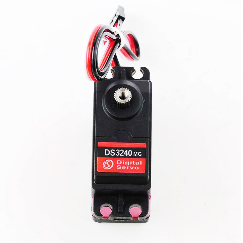 Stemedu 40KG Digital Servo High Speed Servo Motor 45 kg/cm.at (6.8V), Full Metal Gear Servo DS3240 for 1/8 1/10 1/12 Scale RC Boats and Cars (Control Angle 270°, Pack of 2)