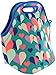 Built NY Gourmet Getaway Neoprene Lunch Tote, 12 in, Colors of Love Aqua