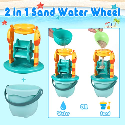 iBaseToy 30 teiliges Strandspielzeug Set Strand Sandspielzeug-Spielset für Kinder Sandkastenspielzeug den Enthält… – Bild 3