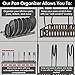 Kitchative Expandable Pot and Pan Organizer Rack XL for Kitchen Pantries and Cabinets - Extendable Base (Up to 22.5