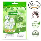 Comfort Road - Koala Mosquito Repellent Patch 60 Count Keeps Insects and Bugs Far Away, Simply Apply to Skin and Clothes , Adult, Kid-Friendly , Convenient For Travel, Outdoor and Camping