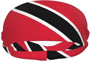 AKMCBSH National Flags Sports Sweatband Head Bands for Women Men - Moisture-Wicking Non-Slip Headband for Running Yoga Workout Fitness and Gym