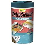 Tetra 77194 TetraCichlid Crisps with Feeding Lid, 3.28-Ounce, 375-ml