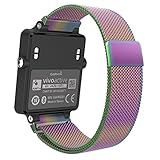 Garmin Vivoactive Acetate Watch Band, MoKo Milanese Loop Stainless Steel Mesh Replacement Strap for Garmin Vivoactive Acetate Sports GPS Smart Watch, Fit 5.7