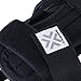 Foxnovo Kids Ski Protective Glove Sport Wrist Guards Support Pads A Pair- Size S (Black)