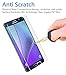 Voxkin VK Premium Quality Tempered Glass Screen Protector for Samsung Galaxy Note 5 - Top Invisible Protective Glass - Scratch Free, Perfect Fit & Anti Bubble - Crystal Clear HD Display