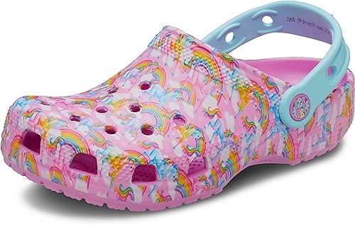 Crocs x Lisa Frank Classic Clogs Slip-On “Pink Unicorn” Crocs Classic Lisa Frank 208829-6SW Big Kids Pink Unicorn  main image 3