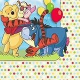 Winnie the Pooh and Pals 1st Birthday Small Napkins (16ct)