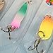 thkfish 30pcs Various Assorted Laser Spinners Spoon Bait Fishing Fishing Spoons