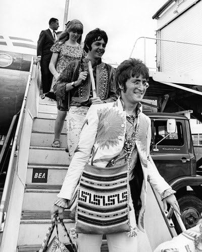 Amazon ビートルズのジョン レノン ポール マッカートニージェーン アッシャーヒースローbea 1967 8x10のhdアルミウォールアート アートフレーム ポスター オンライン通販