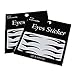 JXULE 4 Styles Temporary Instant Tattoo Transfer Eyeshadow Eyeliner Eyes Sticker ( 10 Sheets )