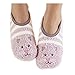 Snoozies Cat Socks with Grippers, Non Slip Socks for Women, Fits Shoe Sizes 5-10