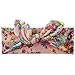 habibee Women Headbands DIY Turban Headwraps Hair Band Bows Accessories for Fashion Or Sport (Boho Floral 6pcs)
