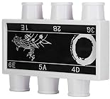Guitar Tuner Pitch, Plastic Tuner Pitch Pipe Tones E B G D A E with a Carring Case
