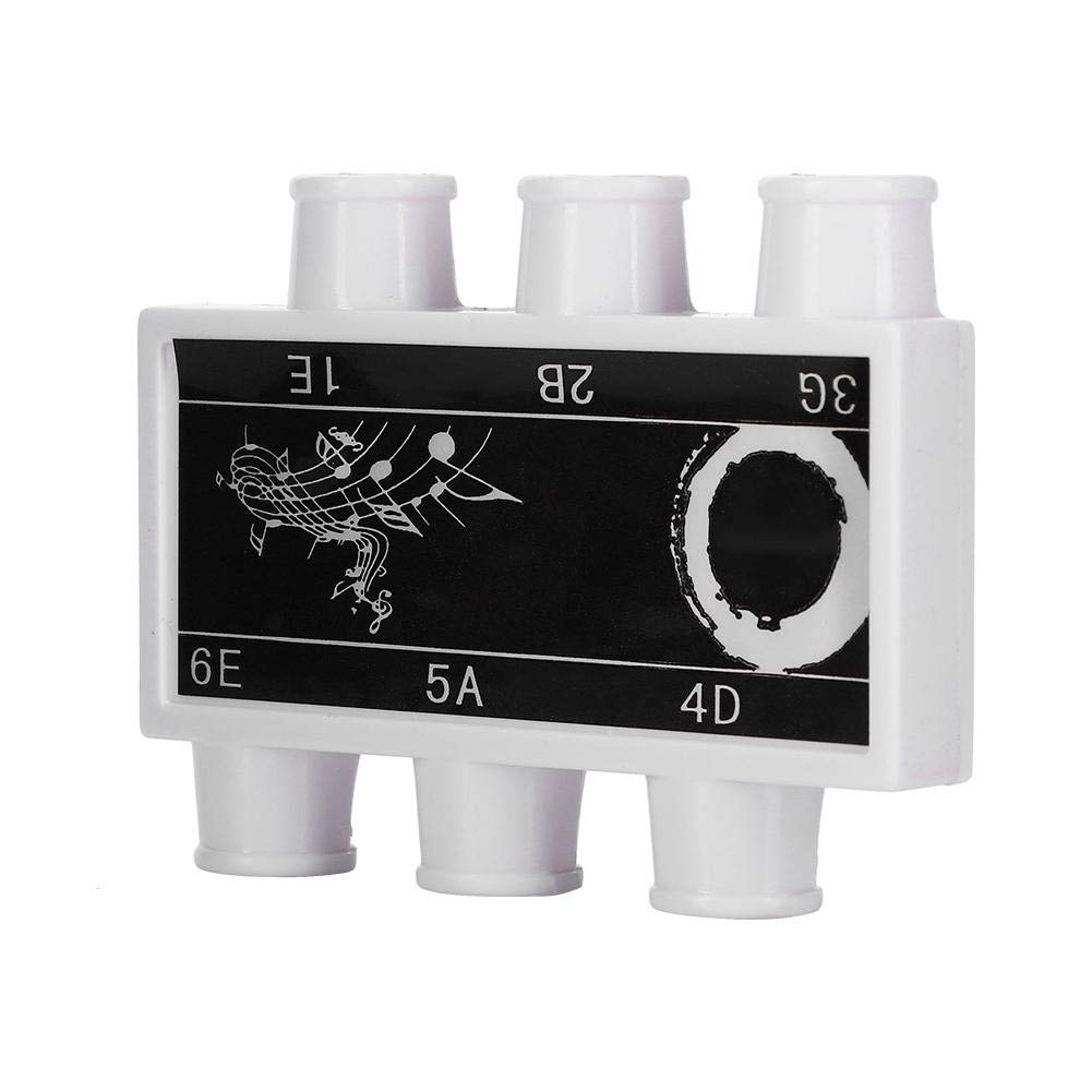 Guitar Tuner Pitch, Plastic Tuner Pitch Pipe Tones E B G D A E with a Carring Case