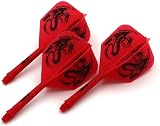 CUESOUL Rost Integrated Dart Shaft and Flights Dragon Pattern Set of 3 view 3
