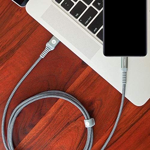 Ausmo Type C 5A Fast Charging Charger 6 ft Cable Rugged USB C Braided Cable Compatible with All Samsung S10, Note 10, Go
