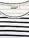 SUNNOE Women's Floral Printed 3/4 Sleeve Striped Scoop Neck High Waist Splice Party Maxi Long Dress (Small, Black Striped)