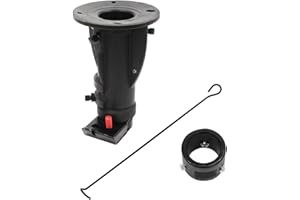 ZAWAYINE 5th Wheel to Gooseneck Adapter 12"-16" Gooseneck Adapter C5G1216 Adjustable Cushioned Fifth Wheel Hitch Ball Pocket for RV Camper Trailer Fifth Wheel to Gooseneck Coupler Towing Adapter