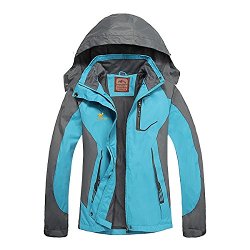 Diamond Candy Hooded Waterproof Jacket raincoat Softshell Women Sportswear BS