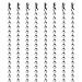 TEEMOON 50Pcs Nickel Plated Ball Chain Necklace 24 Inches Long 2.4mm Bead Adjustable Antiqued Metal Bead