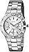 GUESS Women's U10075L1 Feminine Hi-Shine Mid-Size Silver-Tone Sport Watch