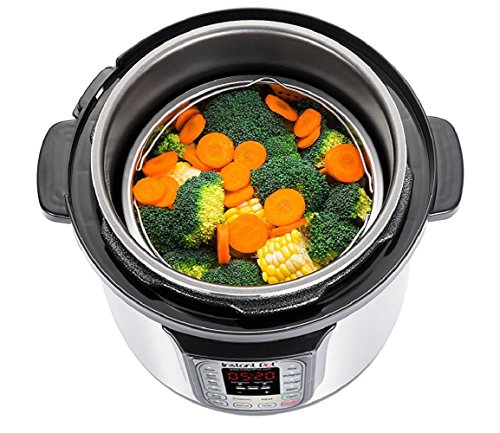 Steamer Basket Rack Set For Instant Pot Accessories – With Measuring Spoons and Egg Steaming Holder Rack Stand Set Fits Instant Pot 5, 6, 8 Quart Pressure Cooker
