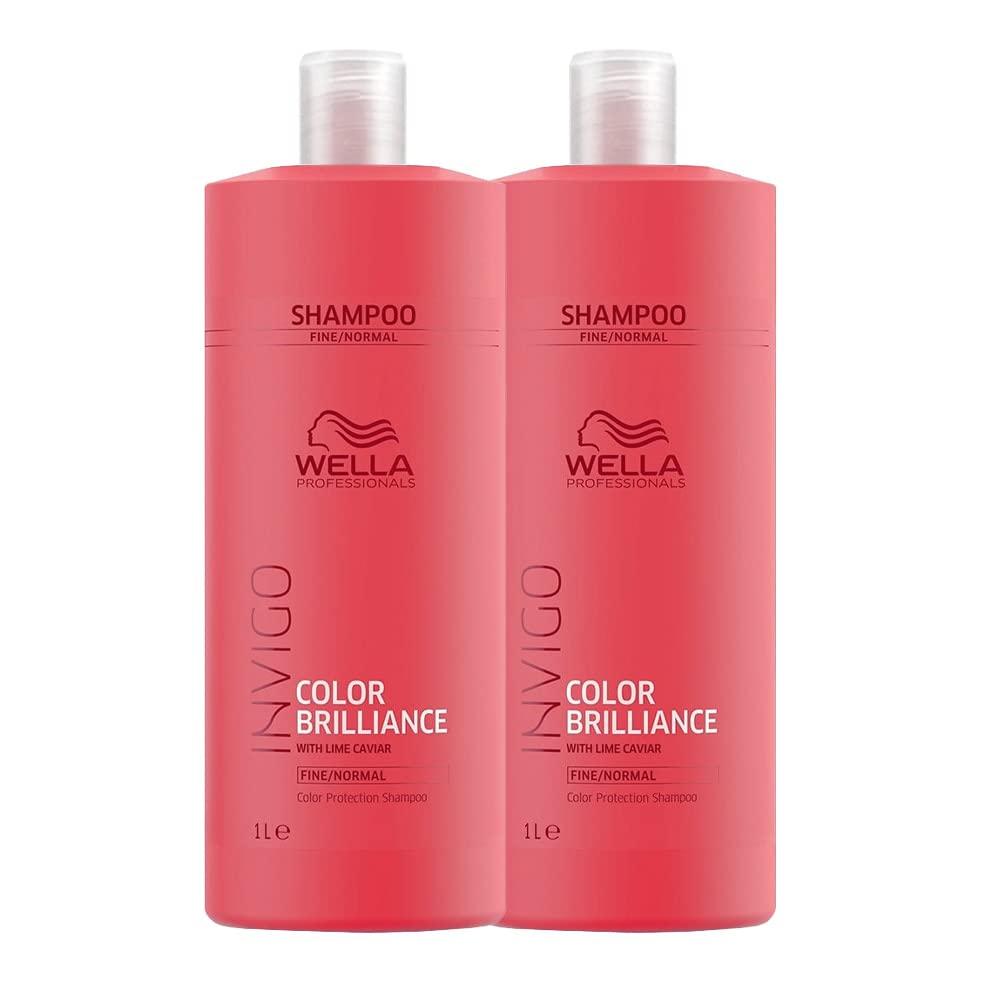 Wella Invigo Color Brilliance Shampoo fine/normal hair 1000mlx2