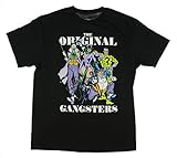 DC Comics Villains Original Gangsters Joker Penguin Graphic T-Shirt - Small