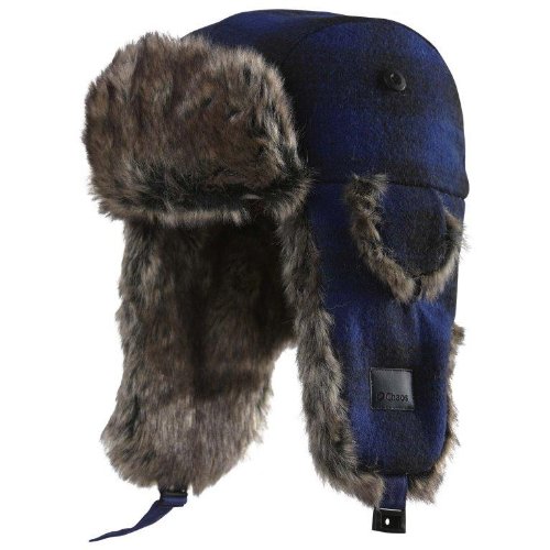 Chaos Mens Muscle Wool Blend Trapper Hat Winter Sports Outdoor