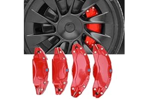 Break Caliper Covers for Model Y 2020-2023, 19 Inch 20 Inch Wheel Hub Front and Rear Brake Caliper Covers, Model Y Caliper Co