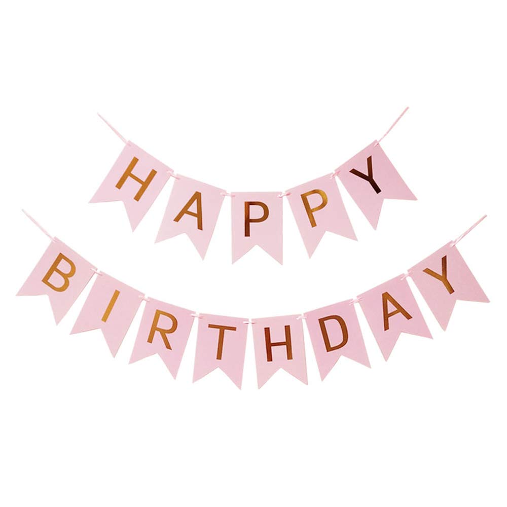 Haobase Happy Birthday Banner Birthday Garland Party Decorations