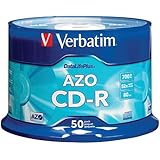 Verbatim 700MB 52x DataLifePlus Branded Recordable Disc CD-R, 50-Disc Spindle 94523